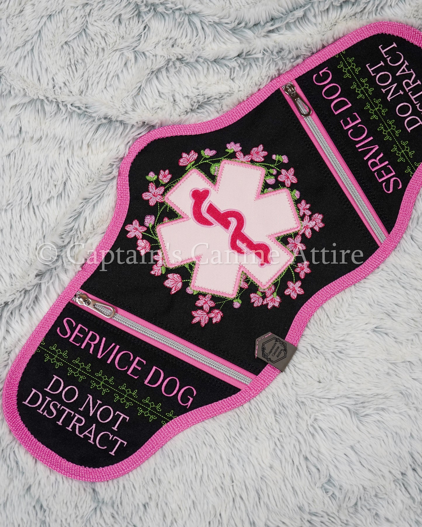 20" Cherry Blossom Professional Y-Front Vest - POCKETS