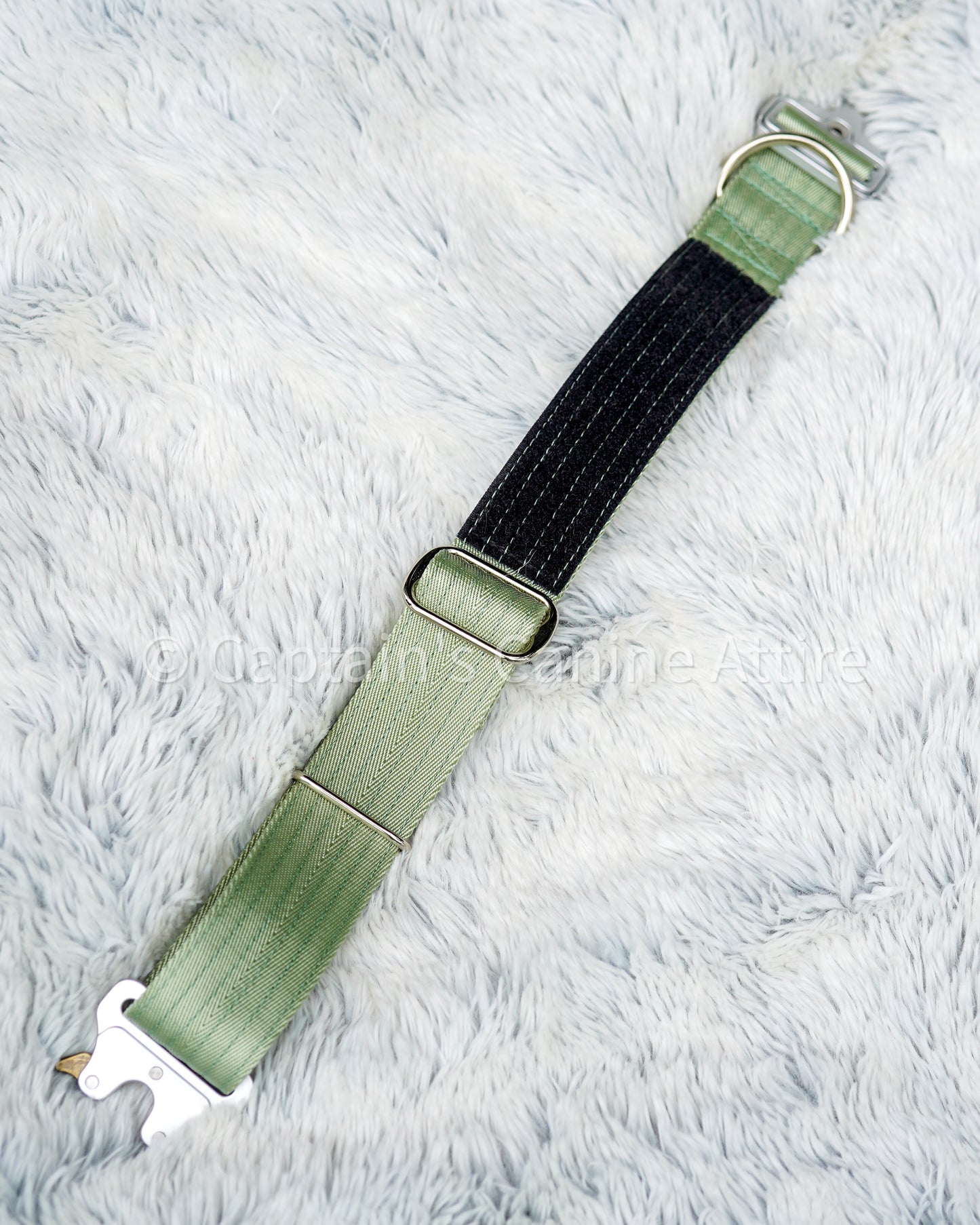 18-22.5" Light Green Velcro Collar