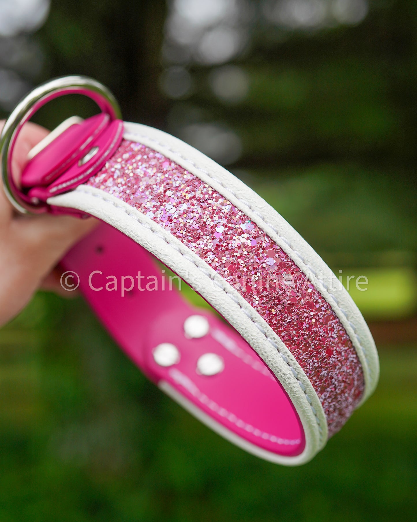 16-20" Fuchsia Sparkle Collar