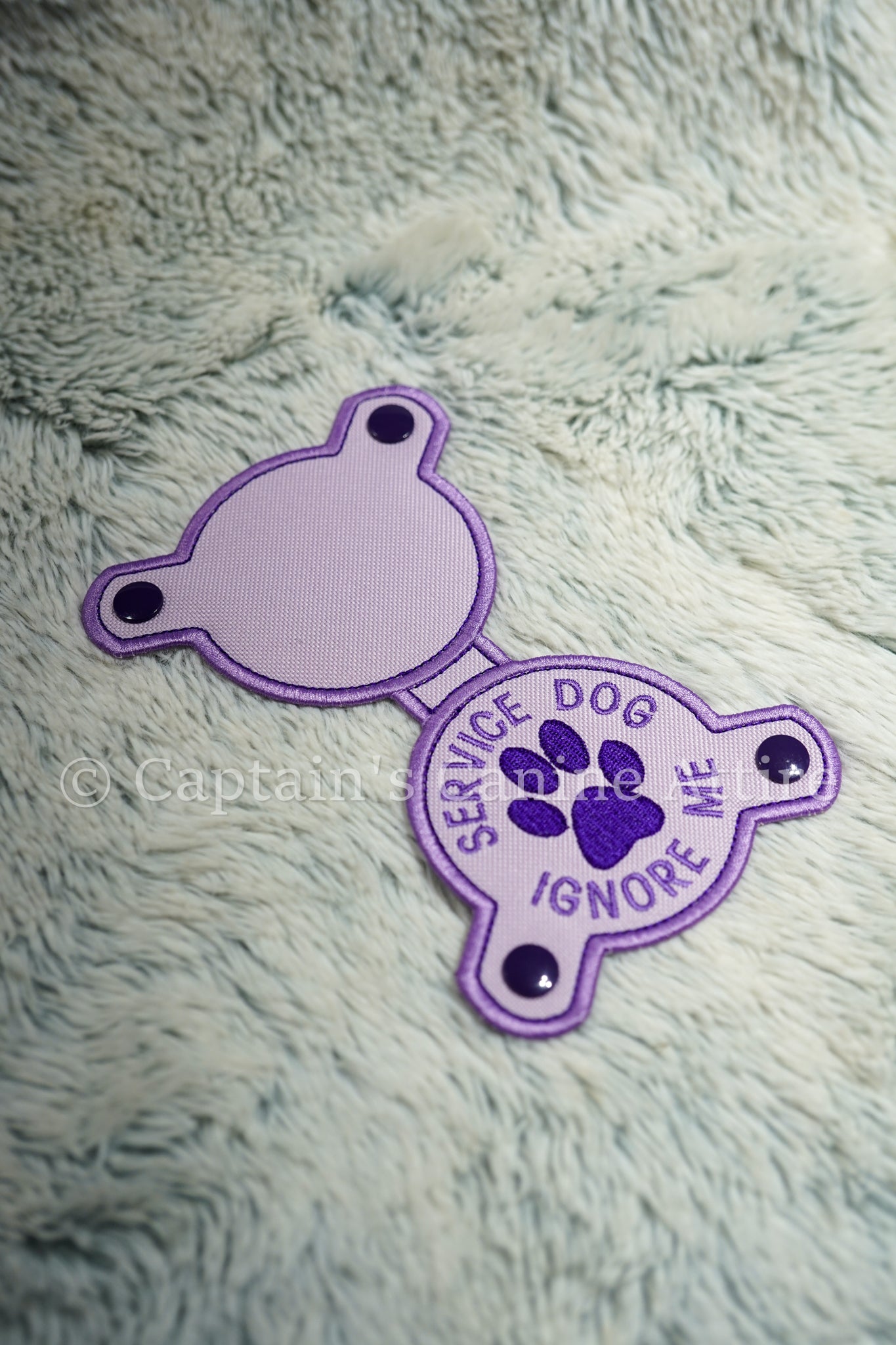 Lavender and Purple - Ignore Me - Chest Emblem