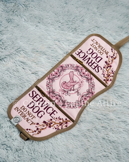 19" Light Pink Bird Cape - POCKETS