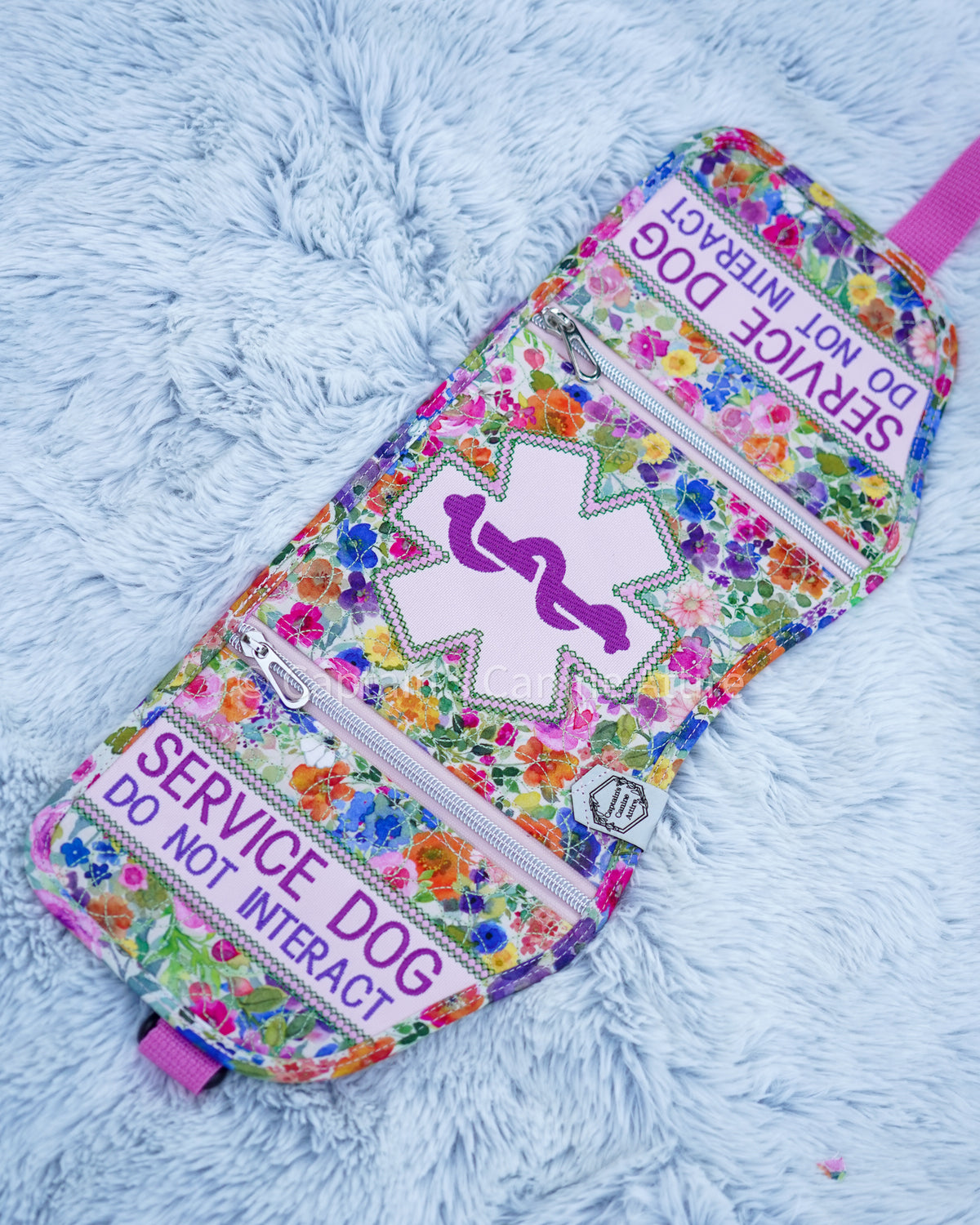 17" Quilted Watercolor Floral Cape